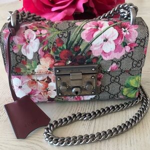 Gucci Floral Print Shoulder Bag / Crossbody